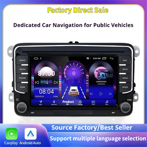 Áp dụng đối với Volkswagen 7inch 2 Din Xe Android Carplay điều khiển trung tâm màn hình lớn <span class=keywords><strong>Navigation</strong></span> <span class=keywords><strong>DVD</strong></span> đài phát thanh đa phương tiện Máy nghe nhạc - Product Image 2