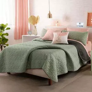 Edredón Ultrafino Vianney Green, Acolchado de Poliéster, Ropa de Cama de Verano - Product Image 4