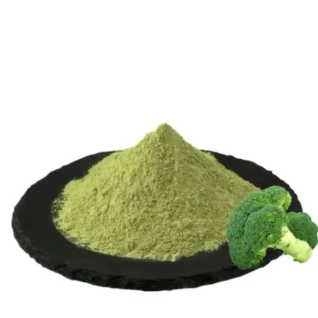 Venta caliente brócoli brote polvo extracto en polvo vegetal 99% brócoli en polvo