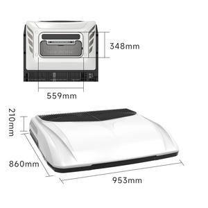 2600W New Truck Parking Replacement Air Conditioner 12V 24V R134A Overhead All-in-One <b>AC</b> with Scroll Compressor and ABS Material - Product Image 1