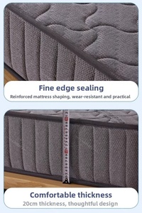 <span class=keywords><strong>Matelas</strong></span> à ressorts écologique moderne taille Queen avec protection des bords en mousse double couche, épaisseur 20 cm, pour appartement et villa - Product Image 6