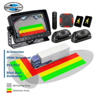 Sistema de Cámara con IA para Detección de Punto Ciego VD Super AI 2.0T, 1080P HD IP69K, Monitor de Seguridad para Reversa, Diseño PSS DVS para Flotas en Londres
