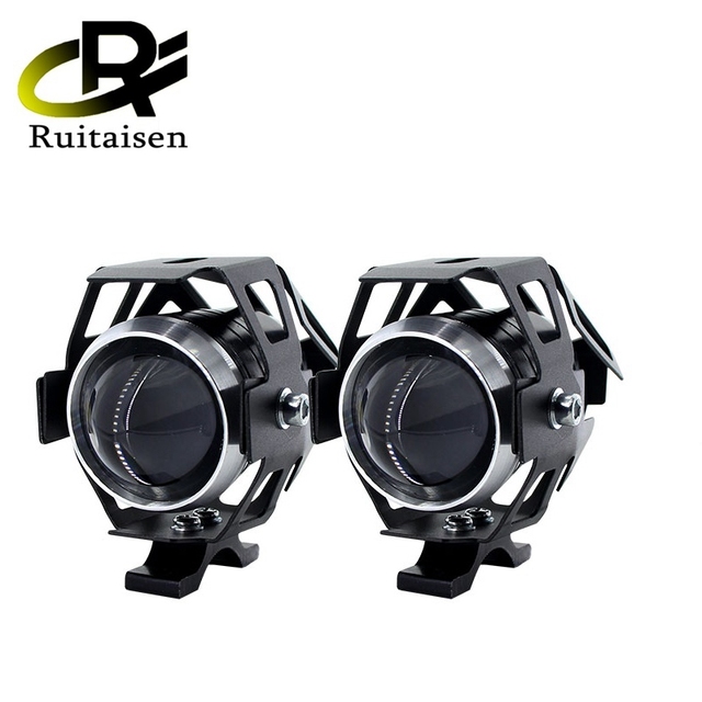 Motorcycle Headlights U5 Led Moto Light DRL Headlamp Motorbike Auxiliary Lamp Spotlight Fog Light for Motorcycle 4x4 Accessories