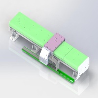 Rail de guidage linéaire robuste pour bras robotisé industriel de précision, avec boîte de vitesses, roulement et glissière de sol, garantie 1 an