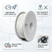 Filament PLA Basic pour imprimante 3D, 1,75 mm, haute résistance, faible tendance à la torsion, résistant aux UV, matériau d'impression 3D, température d'impression 200°C