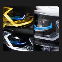 Faros Delanteros LED para BMW Serie 1 F20, Actualización 2015-2018, Estilo LCI M2, Par de Faros de Xenón de Repuesto