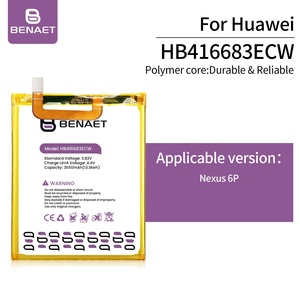 HB416683ECW 3550mAh Li-polímero Batería del teléfono celular para Huawei Google Nexus 6P Batería del teléfono móvil - Product Image 3