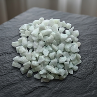 Copeaux et granulats de marbre blanc 1-3mm pour texture murale, agrégat granulaire sûr, pierre de sablage concassée, prix compétitif