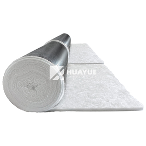 USA Euroclasse A1 Fire Rating FSK Rouleaux d'isolation des murs de plafond R11fiberglass Feuille d'aluminium ignifuge Rouleau de couverture en laine de verre - Product Image 2
