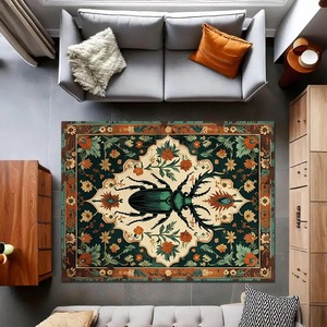 <span class=keywords><strong>Tapis</strong></span> vintage motif stagiolette, <span class=keywords><strong>tapis</strong></span> gothique à motif insectes et botanique, <span class=keywords><strong>tapis</strong></span> <span class=keywords><strong>de</strong></span> décoration intérieure style bohème persan, <span class=keywords><strong>tapis</strong></span> insecte style Mothcore - Product Image 6