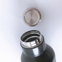Flacon thermos portable en acier inoxydable de 500ml bouteille sous vide hexagonale créative à double paroi personnalisée en diamant