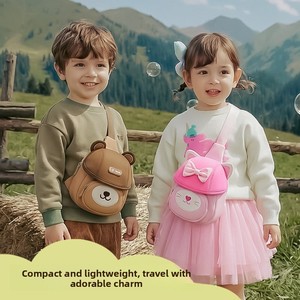 Bolsa de Pecho/Cintura con Diseño de Cara de Gato, Moderna y Versátil, para Niños y Niñas de 3 a 6 Años, Transpirable, Súper Ligera y Resistente - Product Image 3