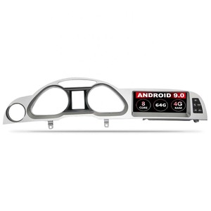 <span class=keywords><strong>4</strong></span>+64 Go pour <span class=keywords><strong>Audi</strong></span> A6 C5 C6 4F 2005-2011, Android Auto Carplay avec caméra 360°, lecteur multimédia de voiture, navigation, miroir, radio FM, stéréo - Product Image 1