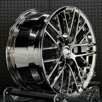 Jantes forgées chromées Beadlock pour course de dragster, jantes forgées sur mesure pour Corvette C7 C8 Z06 CTS-V Mustang GT GT500 Camaro