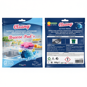 Cleany Breeze Pads 500g Active Fresh Désodorisant pour cuisine - Product Image 2