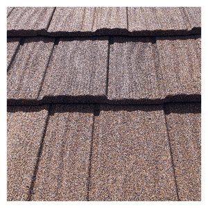 Tuile de toiture en acier revêtue de pierre décorative CE/SONCAP tuile en béton Les meilleures tuiles de toiture en métal revêtues de pierre - Product Image 3