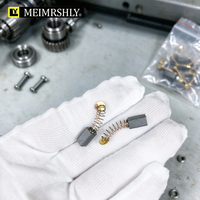 Brosses en carbone de remplacement 5x5, résistantes à l'usure, universelles pour mini-meuleuse électrique, moulin suspendu, machine à meuler