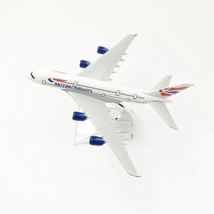 Modèle d'avion en métal moulé sous pression à l'échelle 1/500, 14 cm, British <span class=keywords><strong>Airways</strong></span> Airbus A380, avec support - Product Image 2