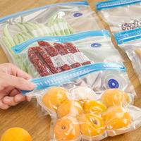 Sacs sous vide transparents noirs personnalisés avec fermeture éclair pour cuisson sous vide, congélation alimentaire et pochettes de stérilisation