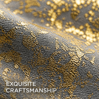 Housses de coussin en velours estampé en aluminium de qualité supérieure, motif doré, ultra douces, respectueuses de la peau, pour un design intérieur luxueux