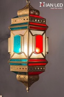 Lámpara de Techo Colgante de Cobre Puro para Hoteles y Villas, Luz LED Decorativa Interior con 3 Años de Garantía, CA 220V
