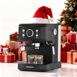 Máquina de Café Espresso Profesional Semiautomática de Extracción, Color Negro, Nueva, en Stock Local en la UE, para Hotel - Product Image 1