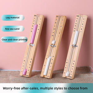 Temporizador de arena clásico para sauna, marco de madera, resistente al calor, 15 minutos, reloj de arena para spa, decoración de pared de baño - Product Image 5