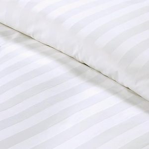 Customized 50/50 Poly Cotton Hotel Bedding Stripe <strong>Sheets</strong> Set White 5 Star Hotel Bedsheet Bedding Set - Product Image 4