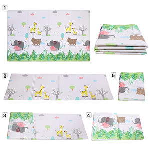 <span class=keywords><strong>Tapis</strong></span> de sol en PVC pour enfants, 1 pièce, jeu d'apprentissage, <span class=keywords><strong>tapis</strong></span> d'animaux, de haute qualité, peut être OEM - Product Image 2