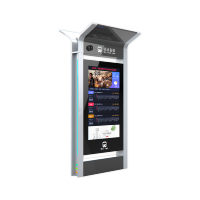 Pantalla Táctil Interactiva de 49 Pulgadas, LCD Dual, Señalización Digital Inteligente para Paradas de Autobús, Pantalla Vertical de Publicidad para Exteriores, Personalizable OEM