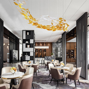 Lámpara Colgante Moderna para Salón de Banquetes, Vestíbulo de Hotel, Sala de Exposiciones, Proyecto Personalizado, Lámpara de Araña LED Moderna de Lujo, Lámparas Colgantes para el Hogar - Product Image 3