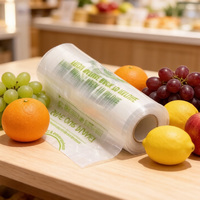 Op maat gemaakte transparante plastic fruitzakken, voedselverpakkingsfolie, plastic groentezakken, verpakkingsfabrikant