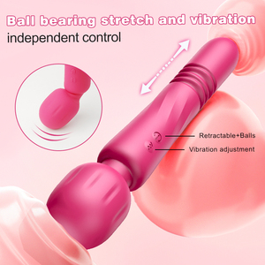 Lotusif เครื่องสั่นสำหรับผู้ใหญ่ + G Spot เครื่องสั่นสำหรับผู้หญิงพร้อมตลับลูกปืนยืดการสั่นสะเทือน - Product Image 4