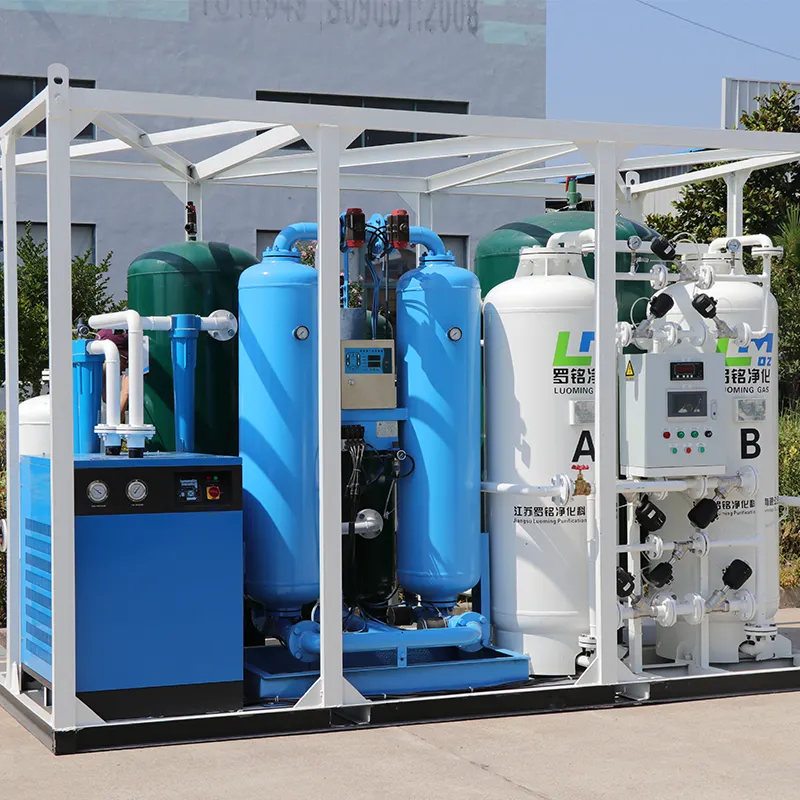 Pabrik Langsung Memasok 99.5% Pabrik Desain Modern Peralatan Generasi Gas untuk Dijual Generator Oksigen PSA
