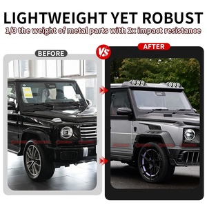 ชุดอัพเกรดคาร์บอนไฟเบอร์แห้งแบบ MSY สำหรับปีกหลังคาทรงสปอร์ตของรถยนต์ Mercedes Benz G Class W465 พร้อมชุดแต่งแอโรพาร์ทแบบ Widebody คาร์บอนไฟเบอร์เต็มคัน - Product Image 3