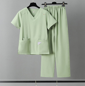 Uniformes Médicos JinTeng de Diseño Clásico y Ecológicos, Blusa con Cuello en V para Enfermeras, Asistentes Dentales y Hospitales - Product Image 2