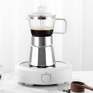 Cafetières avec logo personnalisé de haute qualité Pots Moka Pot Induction Espresso Filtre Italien Moka Ménage Cafetière - Product Image 4