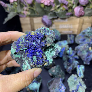 Commercio all'ingrosso naturale minerale minerale campione <span class=keywords><strong>cristallo</strong></span> Cluster di <span class=keywords><strong>cristallo</strong></span> Azurite curativa per la decorazione domestica - Product Image 3