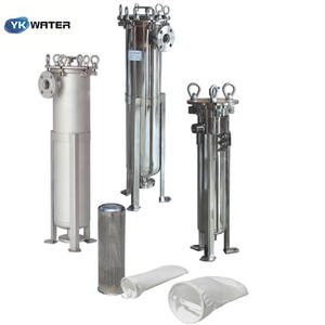 SUS304 316L Petit Haut Nombre Quatre D'entrée Sac Boîtier de Filtre Sur Des Équipements Industriels - Product Image 4