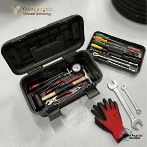 Modern Plastic <b>Storage</b> <b>Box</b> Stackable with Latches and Handle for <b>Camping</b> Outdoor Use All Seasons - Product Image 2