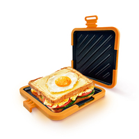 Moule à sandwich en silicone, presse à panini, grille-pain, fromage grillé, silicone de qualité alimentaire, platine sans BPA, résistant à la chaleur
