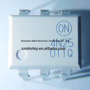 NOUVEAU Optocoupleur 4N25M DIP6 à sortie phototransistor 1 canal, tension d'isolement élevée 5,3 kVrms/7,5 kVpk - Product Image 2