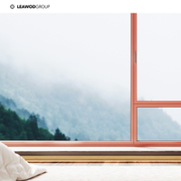 Ventana de Aluminio de Diseño Moderno con Doble Aislamiento Térmico para Casa, Villa u Oficina