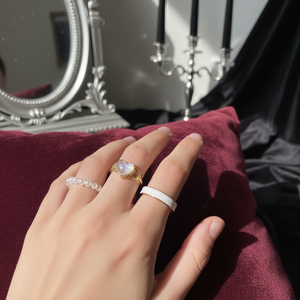 Vendita calda di tendenza gotico coppia anelli 18K placcato oro rosa corona di fiori e ragno gioielli per ragazze alla moda - Product Image 3