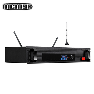 Sistema di Conferenza Wireless Digitale UHF di Alta Qualità, Microfoni da Tavolo Wireless, Microfono a Collo d'Oca Wireless per Presidente e Delegati - Product Image 5