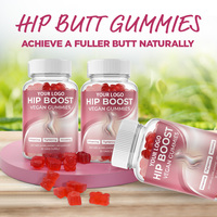 Gummies véganes BBL en marque blanche ODM/OEM, complément alimentaire pour femmes, favorisant le bien-être des courbes corporelles des hanches et des fesses
