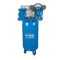 Nouveau compresseur d'air industriel portable 100L 2hp 3HP 5.5HP à piston vertical refroidi par air