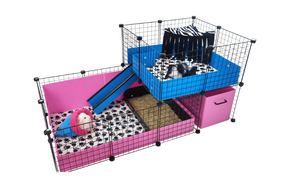 XXL Guinea Pig & Hedgehog C&C Cage 6x2 Foldable Classic Luxury Large Animal Cage - Product Image 5