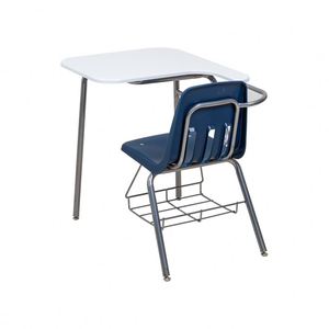Office Classroom Chair With Writing Pad School Adults Meeting Training One-piece Table and Chair Adults Student <b>Desk</b> and Chair - Product Image 5
