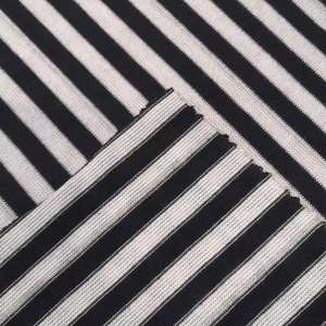 Wholesale Polyester Spandex Stripe <strong>Hacci</strong> Knit <strong>Fabric</strong> for Garment - Product Image 2